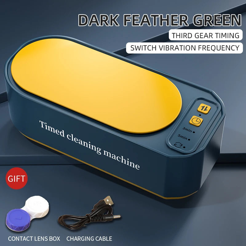Purilite Select Ultrasonic Glasses & Jewelry Cleaning Machine 250mAh – 45KHz Deep Cleaning Cleaner with 3 Cleaning Modes