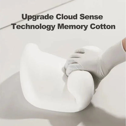 Purilite Select Memory Foam Car Neck & Lumbar Support Cushion Set – Universal Comfort Pillow for Car Seats