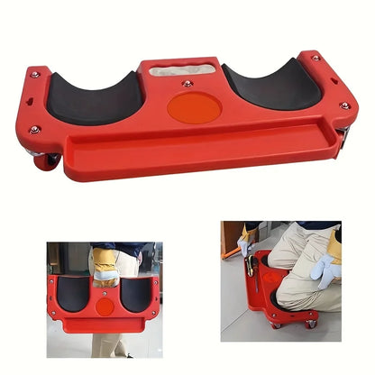 Purilite Select Rolling Knee Pad Platform | Wheeled Knee Support with Built-In Tool Tray | Heavy Duty Kneeling Cart for Workshop & Home
