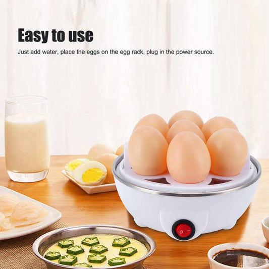 Purilite Select Electric Egg Boiler and Multifunctional 7 Egg Steamer with Auto Shut Off
