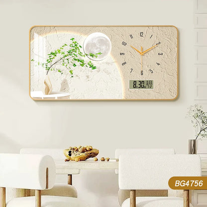 Purilite Select Large Size Flower Artwork Wall Clock