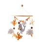 Purilite Select Wooden Baby Crib Mobile | Crochet Star Hanging Bed Bell | Nursery Rattle Decoration | Newborn Comfort Toy