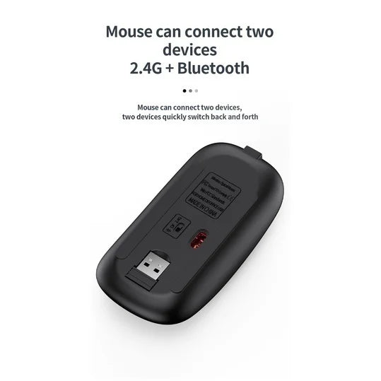 Purilite Select Slim Rechargeable Bluetooth Keyboard and Mouse