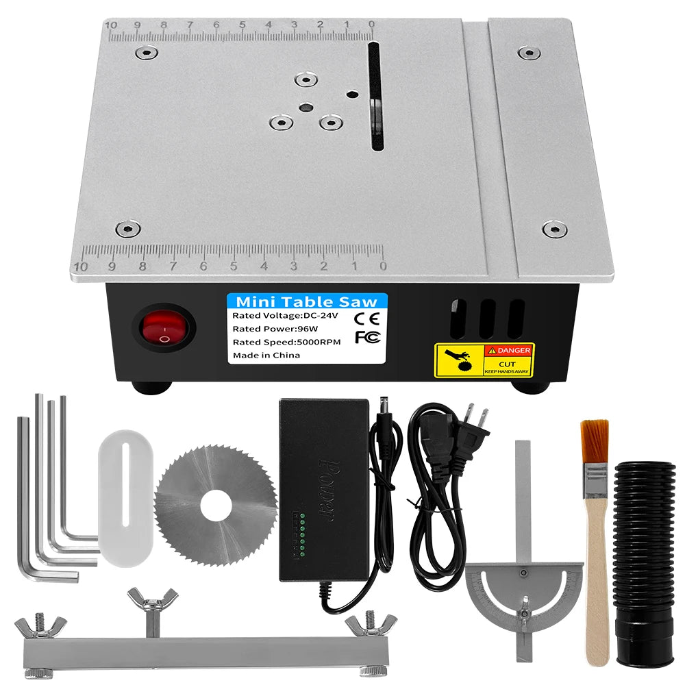 Purilite Select | DIY Mini Table Saw | 96W Precision Compact Cutting Machine | 5000RPM | For Wood, PCB, Plastic & Aluminum