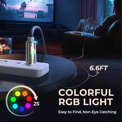 Purilite Select 4-in-1 240W Fast Charging USB-C Data Cable (2M)