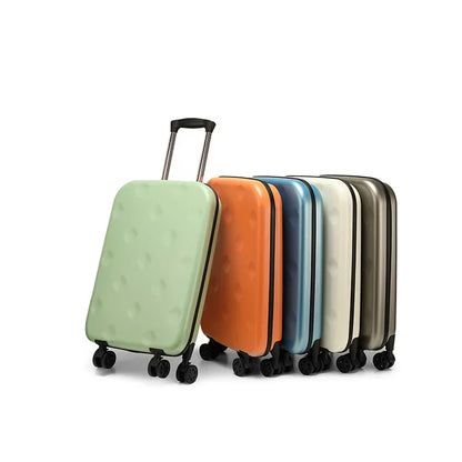 Purilite Select Foldable Travel Suitcase with Spinner Wheels | Lightweight ABS Rolling Luggage with Password Lock | Compact Collapsible Trolley Case
