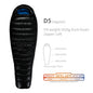 Purilite Select Ultralight Duck Down Sleeping Bag | 3-Season Camping & Hiking Mummy Sleeping Bag