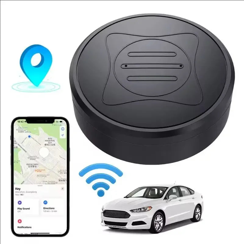 Purilite Select Portable GPS Tracker Wireless Magnetic Vehicle Locator Real-Time Position Tracking Device with Mobile App Support