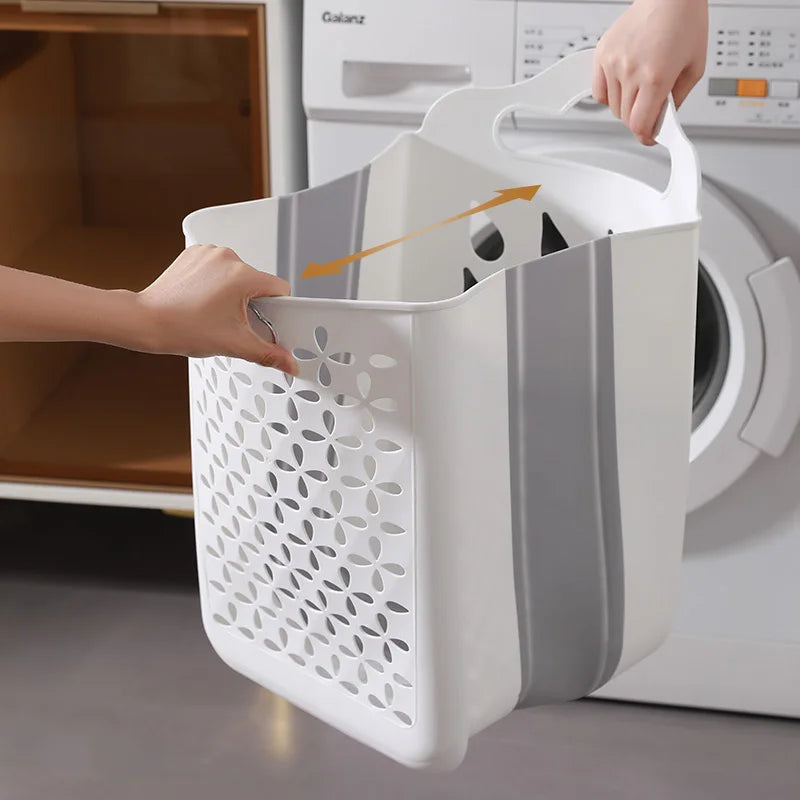 Purilite Select Folding Wall-Mounted Laundry Basket