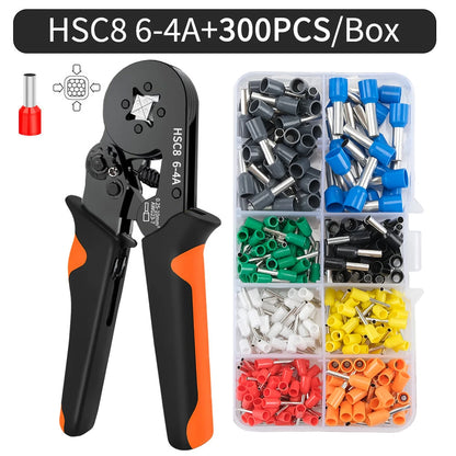 Purilite Select Hexagonal Self-Adjustable Ratchet Ferrule Crimping Tool Kit