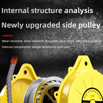 Purilite Select Height Safety Fall Protector | Automatic Lock System | 5M 10M 15M | Crane Operation Elevator Maintenance Safety Gear
