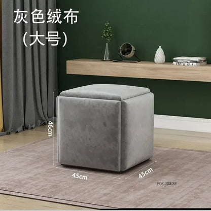 Purilite Select Modern 5-in-1 Rubik's Cube Sofa Stool