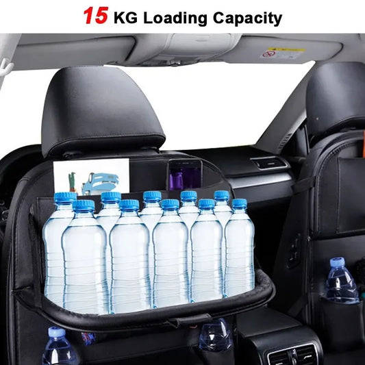 Purilite Select Car Seat Back Organizer with Foldable Table Tray