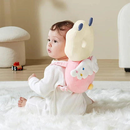 Purilite Select Baby Head Protector Backpack | Soft Cartoon Safety Cushion | Toddler Head Protection Pillow for Crawling & Walking