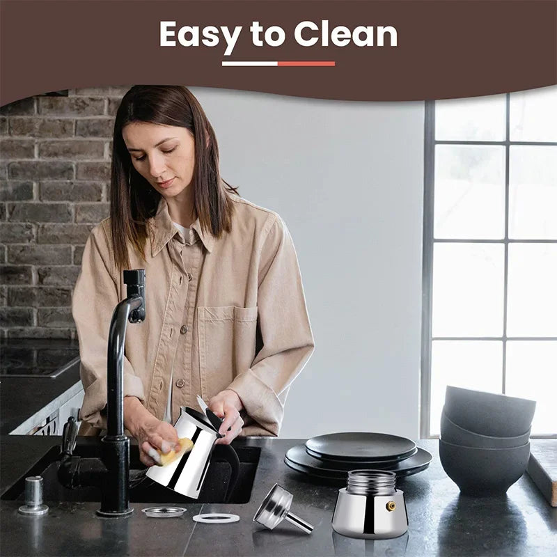 Purilite Select Stainless Steel Espresso Maker