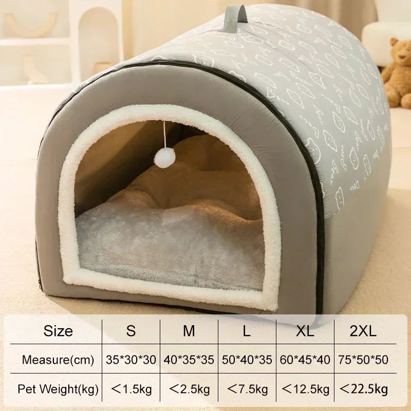 Purilite Select Warm Detachable Dog & Cat Sleeping Bed