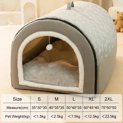 Purilite Select Warm Detachable Dog & Cat Sleeping Bed