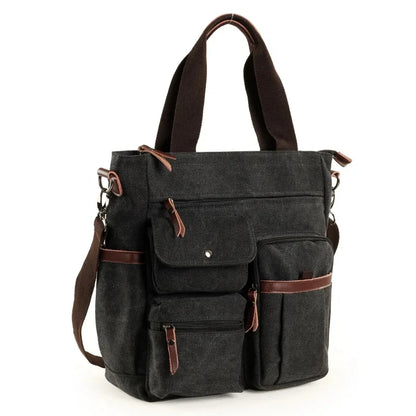 Purilite Select Vintage Canvas Messenger Bag for Men