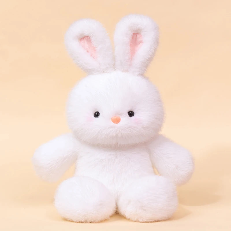 Purilite Select Fluffy Sitting Cattle Plush Toy Soft Stuffed Animal Doll Cozy PP Cotton Companion Gift for Kids & Home Decor