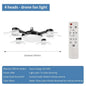 Purilite Select Intelligent Ceiling Fan Light | E27 Socket | High Power Airflow | Silent LED Fan Light for Kitchen & Restaurant