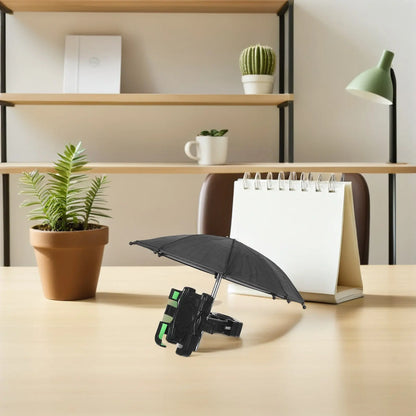 Purilite Select Waterproof Bike Phone Holder with Sunshade Umbrella Mount for Cycling Navigation (Set of 2)