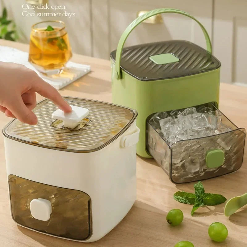 Purilite Select 48-Grid Reusable Ice Cube Tray with Easy Release Design Refrigerator Ice Maker Mold