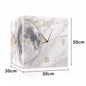 Purilite Select | Acrylic Corner Wall Clock with LED | 12 Inch Modern No-Drill Side Wall Clock for Living Room Decor