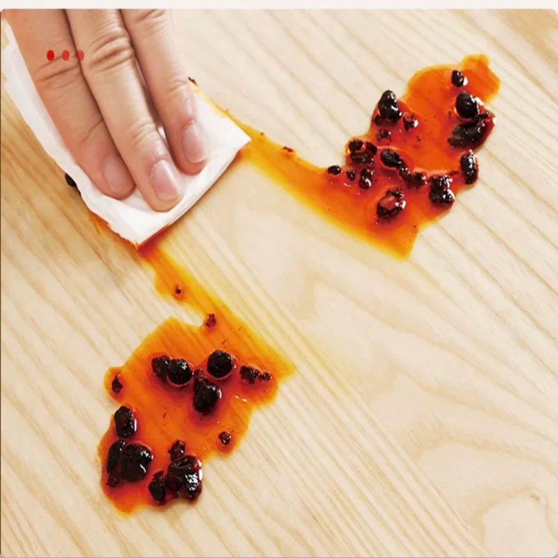 Purilite Select Transparent PVC Table Cloth | Clear Waterproof Oilproof Heat Resistant Table Mat | Non-Slip Washable Dining Table Cover | Kitchen & Restaurant Use