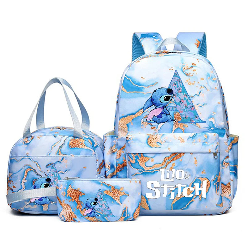 Purilite Select 3PCS Lilo & Stitch School Bag Set