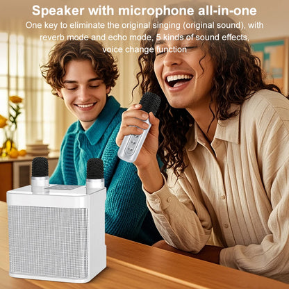 Purilite Select Portable Dual Microphone Karaoke Machine