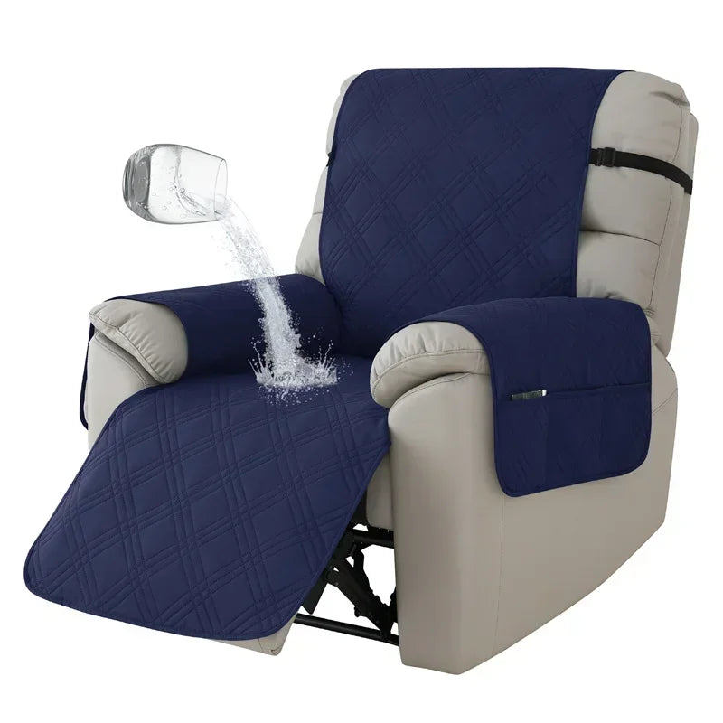 Purilite Select 1-Seater Waterproof Recliner Cover Anti-Slip Sofa Couch Furniture Protector for Pets and Kids
