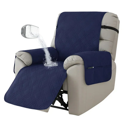 Purilite Select 1-Seater Waterproof Recliner Cover Anti-Slip Sofa Couch Furniture Protector for Pets and Kids