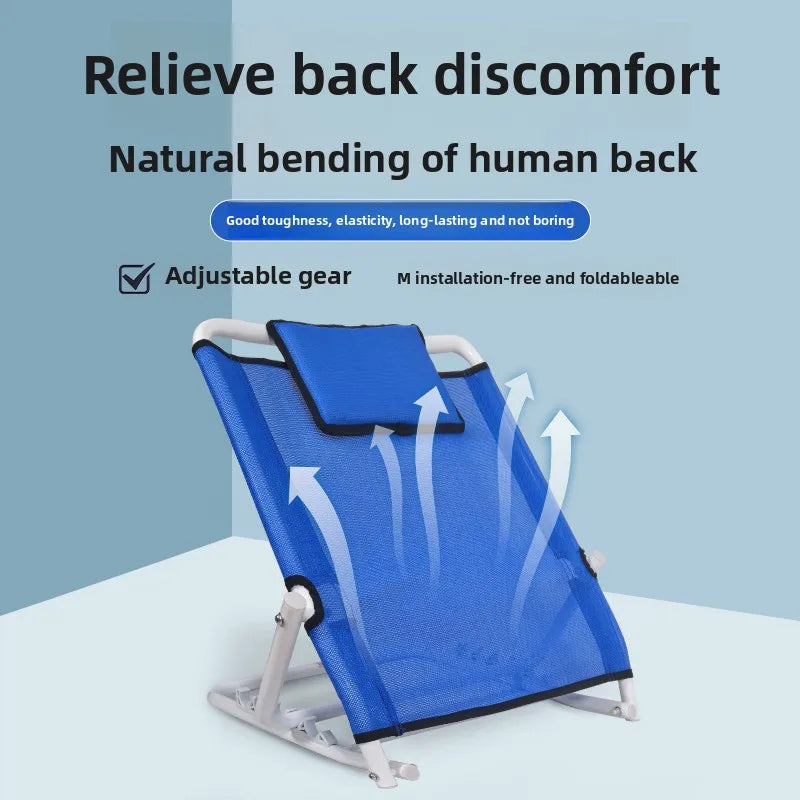 Purilite Select Adjustable Bed Backrest Cushion Recliner Support Pillow with Carbon Steel Frame for Reading and Sitting Comfort