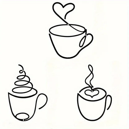 Purilite Select 1/3PCS Creative Coffee Wall Hangings