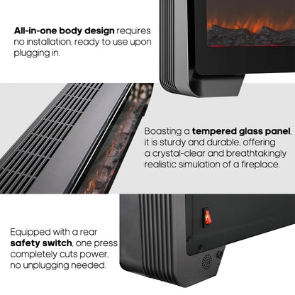 Purilite Select Baseboard Heater 2000W Electric Space Convector Heater