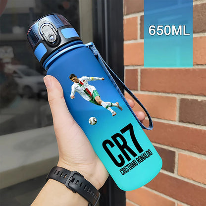 Purilite Select 650ML Football Star Water Bottle with Handle