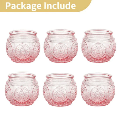 Purilite Select 6/12Pcs Votive Glass Candle Holders