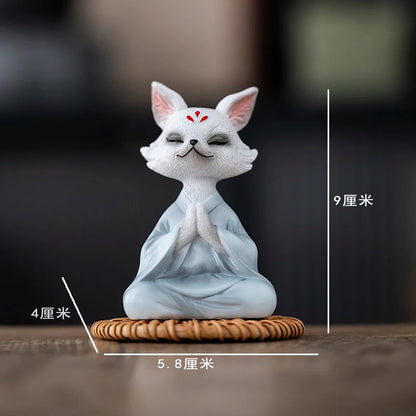 Purilite Select White Nine-Tailed Fox Figurine