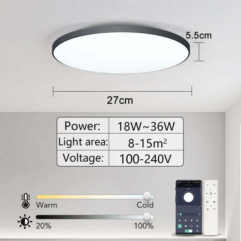 Purilite Select Smart LED Ceiling Lamp.