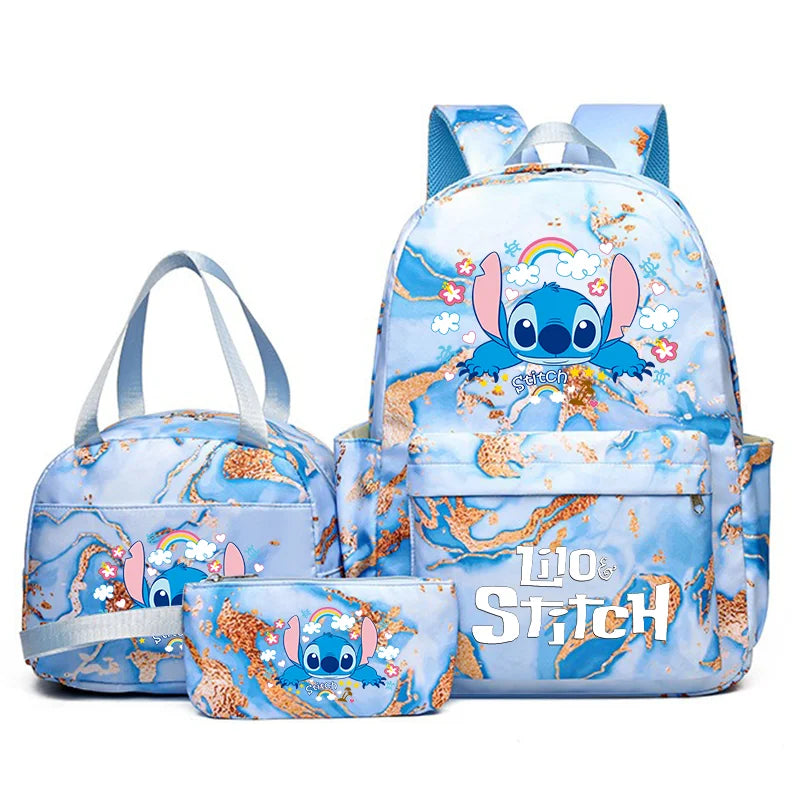 Purilite Select 3PCS Lilo & Stitch School Bag Set