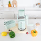 Purilite Select 5-Blade Manual Rotary Vegetable Grater Cheese Nut Cutter Multifunctional Mandolin Slicer