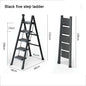 Purilite Select Folding Lightweight Step Ladder | Portable Kitchen Step Stool | Anti-Slip Pedal Ladder for Adults | Multi-Functional Closet Stool