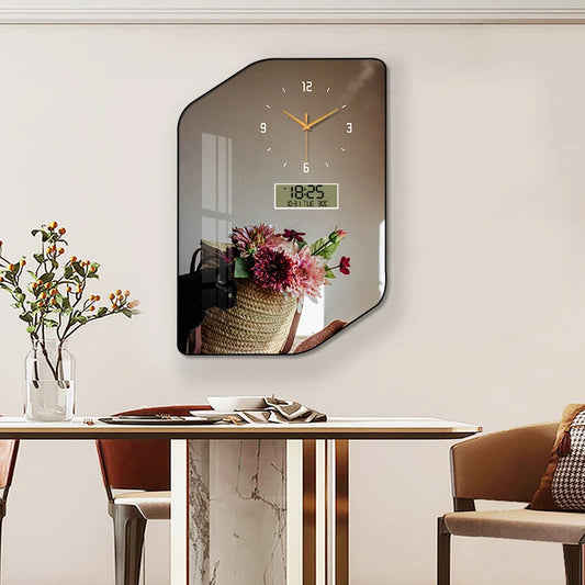 Purilite Select Large Size Aluminum Alloy Framed Artwork Wall Clock