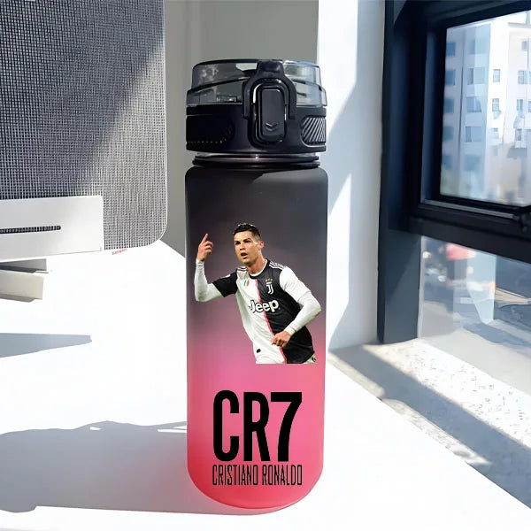 Purilite Select CR7 Football Star Straw Water Bottle