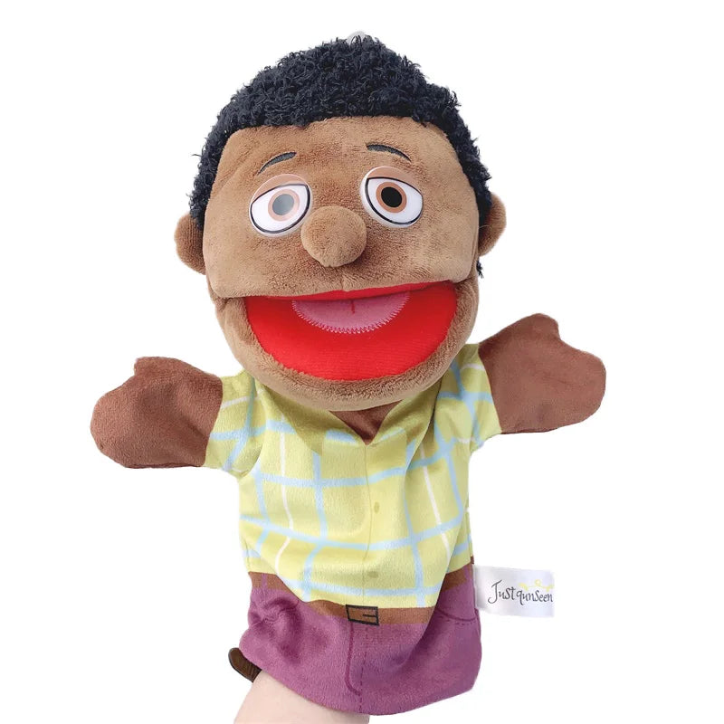 Purilite Select Family Plush Hand Finger Puppet Set Soft Cotton Educational Storytelling Toy for Kids and Adults (Set of 2)