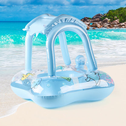 Purilite Select: Baby & toddler pool float with canopy