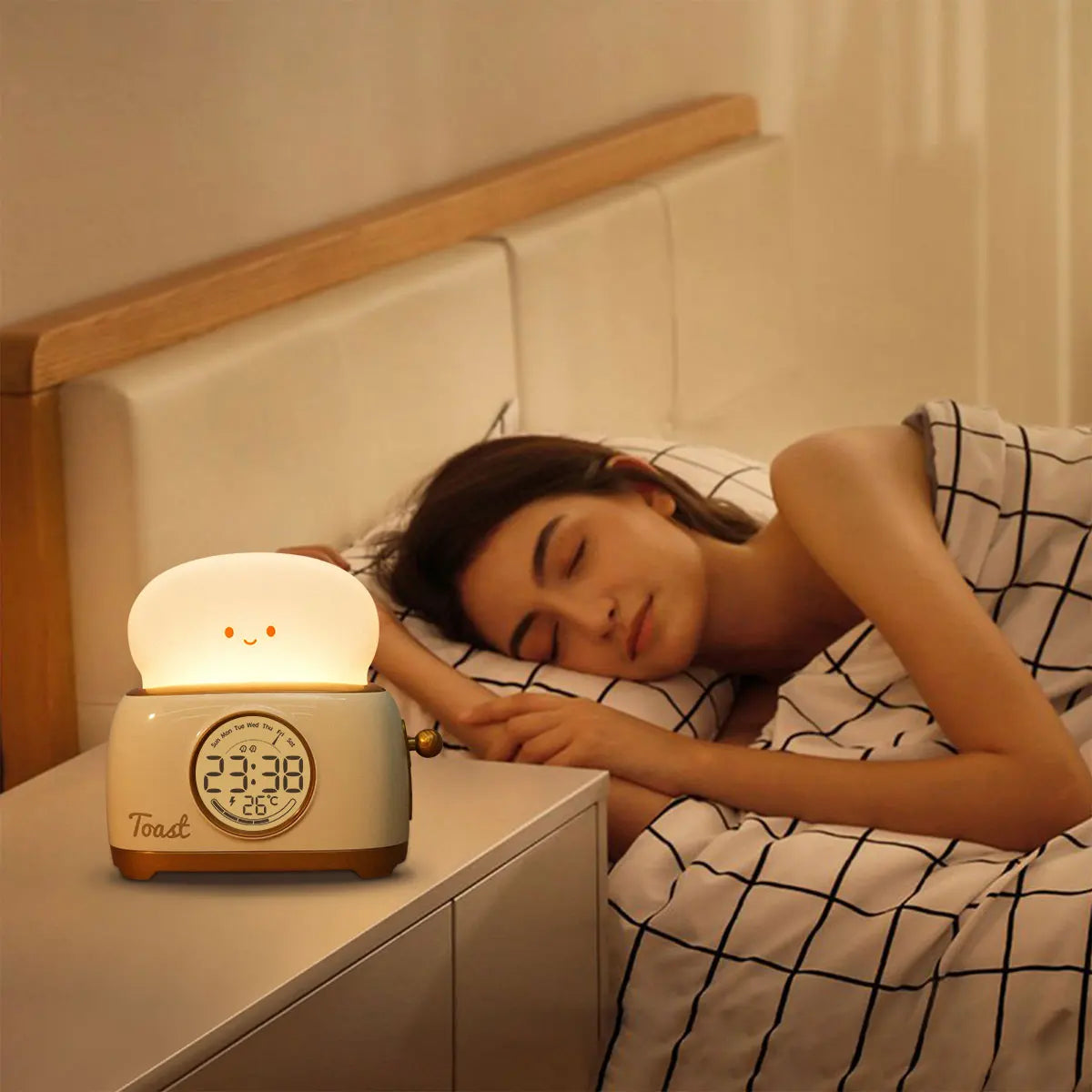 Purilite Select Toaster Night Light Alarm Clock