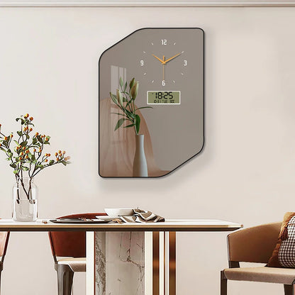 Purilite Select Large Size Aluminum Alloy Framed Artwork Wall Clock