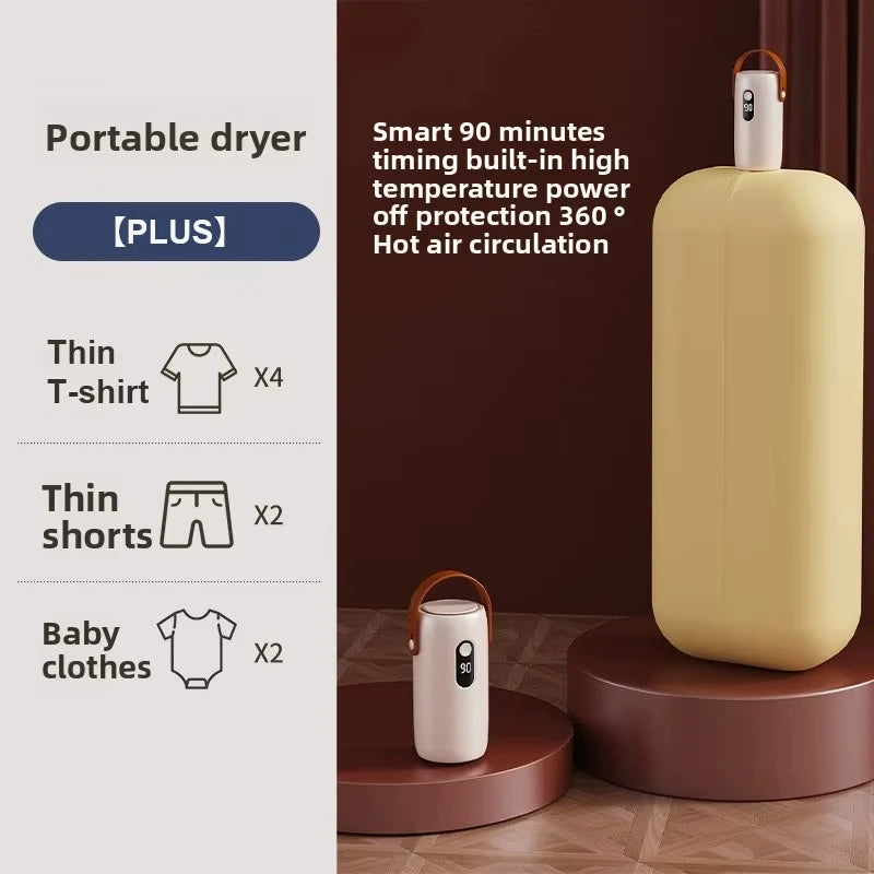 Purilite Select Electric Clothes Dryer Hanging Portable Dryer for Light Clothes, Baby Garments, Apartments, Dorms, Travel and RV Use