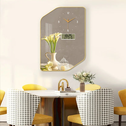 Purilite Select Large Size Aluminum Alloy Framed Artwork Wall Clock